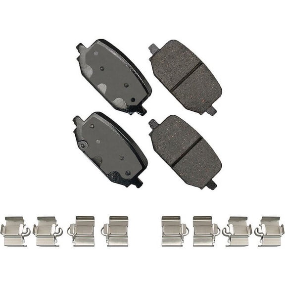 Rear Brake Pad Set - Compatible with 2020 - 2022 Ford Explorer 2021
