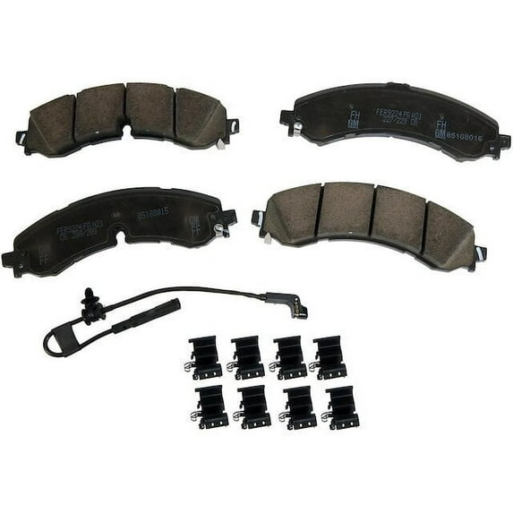 Rear Brake Pad Set - Compatible with 2020 - 2023 Chevy Silverado 2500 HD 2021 2022