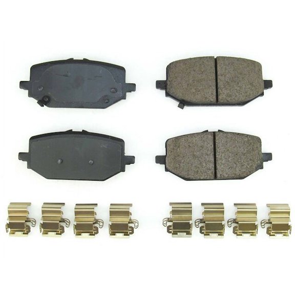 Rear Brake Pad Set - Compatible with 2023 - 2025 Honda Pilot - Power Stop