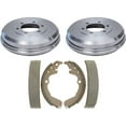 thumbnail image 1 of Rear Brake Pad Set and Brake Drum Kit - Compatible with 2003 - 2008 Toyota Matrix 2004 2005 2006 2007, 1 of 2