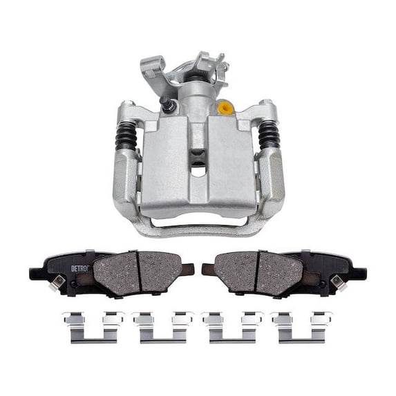 Rear Brake Pad and Caliper Kit - Compatible with 2005 - 2008 Chevy Cobalt 2006 2007