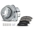 thumbnail image 1 of Rear Brake Pad and Rotor Kit 6 - Compatible with 2011 - 2018 Ram 2500 2012 2013 2014 2015 2016 2017, 1 of 2
