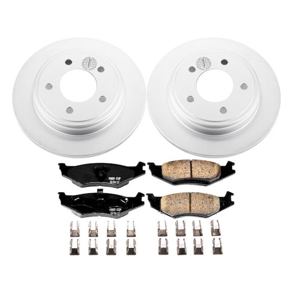Rear Brake Pad and Rotor Kit - Compatible with 1993 - 1994 Chrysler Concorde
