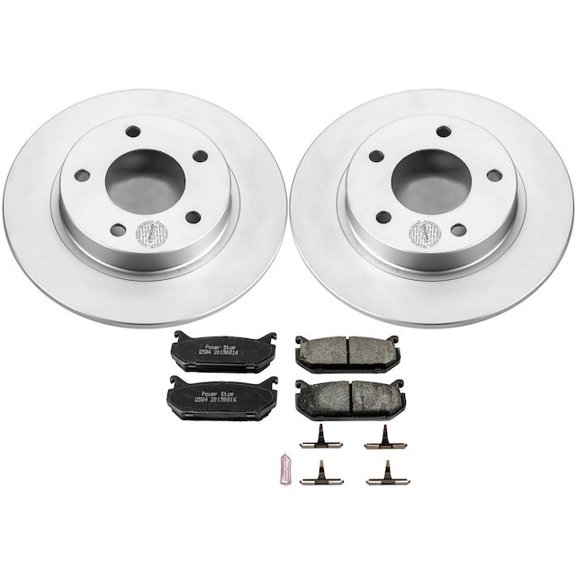 Rear Brake Pad and Rotor Kit - Compatible with 1993 - 1997 Mazda MX-6 1994 1995 1996