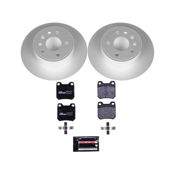 Rear Brake Pad and Rotor Kit - Compatible with 1997 - 1998 Saab 900