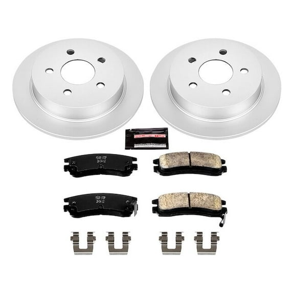 Rear Brake Pad and Rotor Kit - Compatible with 1998 - 2002 Oldsmobile Intrigue 1999 2000 2001