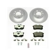 thumbnail image 1 of Rear Brake Pad and Rotor Kit - Compatible with 1998 - 2010 Volkswagen Beetle 1999 2000 2001 2002 2003 2004 2005 2006 2007 2008 2009, 1 of 2