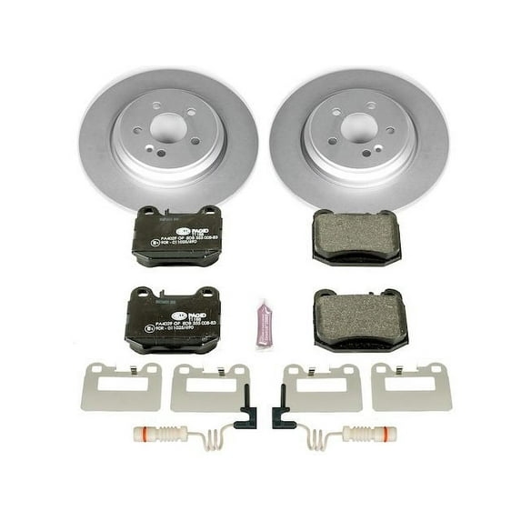 Rear Brake Pad and Rotor Kit - Compatible with 2000 - 2003 Mercedes-Benz ML55 AMG 2001 2002