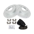 thumbnail image 1 of Rear Brake Pad and Rotor Kit - Compatible with 2001 - 2003 Nissan Maxima 2002, 1 of 2