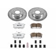 thumbnail image 1 of Rear Brake Pad and Rotor Kit - Compatible with 2002 - 2006 Audi A4 Quattro Cabriolet - Power Stop, 1 of 2