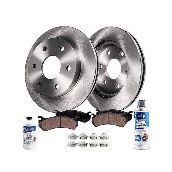 Rear Brake Pad and Rotor Kit - Compatible with 2002 - 2006 Chevy Avalanche 1500 2003 2004 2005