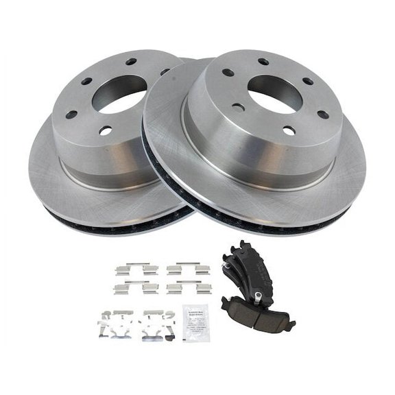 Rear Brake Pad and Rotor Kit - Compatible with 2002 Chevy Avalanche 1500
