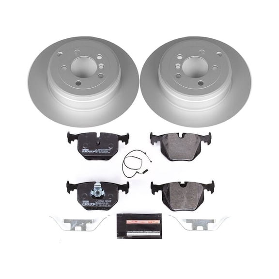 Rear Brake Pad and Rotor Kit - Compatible with 2003 - 2005 Land Rover Range Rover 2004