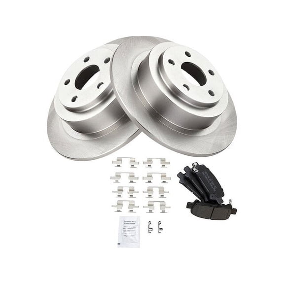 Rear Brake Pad and Rotor Kit - Compatible with 2003 - 2006 Subaru Baja 2004 2005