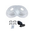 thumbnail image 1 of Rear Brake Pad and Rotor Kit - Compatible with 2003 - 2008 Honda Pilot 2004 2005 2006 2007, 1 of 2