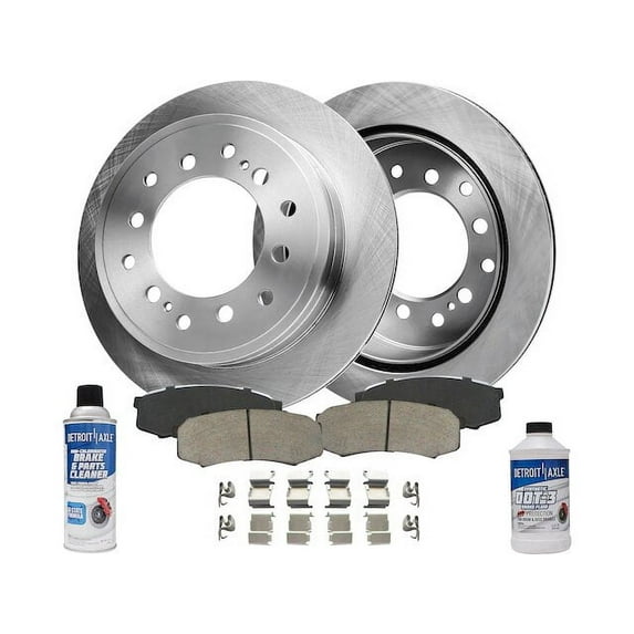 Rear Brake Pad and Rotor Kit - Compatible with 2003 - 2009 Toyota 4Runner 2004 2005 2006 2007 2008