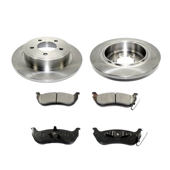 Rear Brake Pad and Rotor Kit - Compatible with 2004 - 2008 Chrysler Pacifica 2005 2006 2007