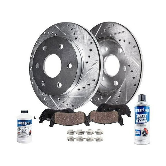 Rear Brake Pad and Rotor Kit - Compatible with 2004 - 2015 Nissan Titan 2005 2006 2007 2008 2009 2010 2011 2012 2013 2014