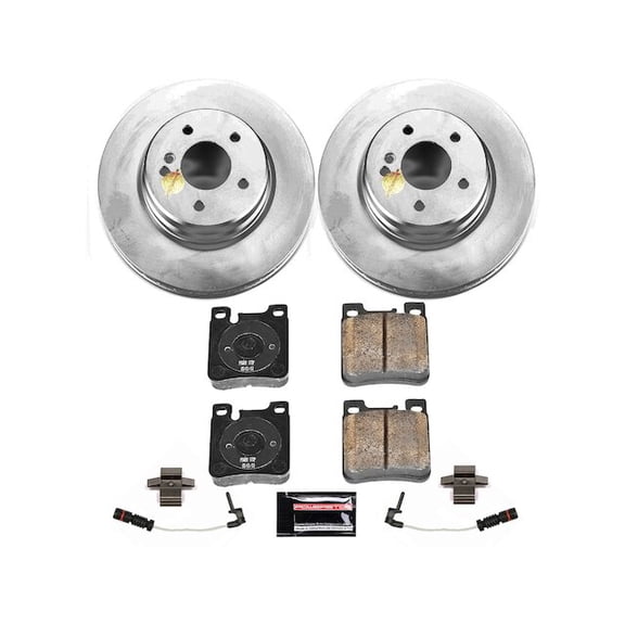 Rear Brake Pad and Rotor Kit - Compatible with 2005 - 2006 Chrysler Crossfire S.R.T-6
