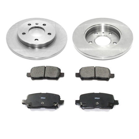 Rear Brake Pad and Rotor Kit - Compatible with 2005 - 2009 Buick LaCrosse 2006 2007 2008