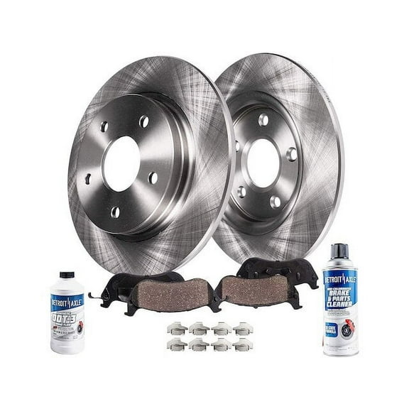 Rear Brake Pad and Rotor Kit - Compatible with 2005 Pontiac Montana SV6