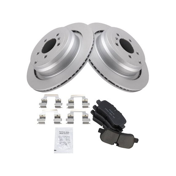 Rear Brake Pad and Rotor Kit - Compatible with 2006 - 2009 Land Rover Range Rover 2007 2008