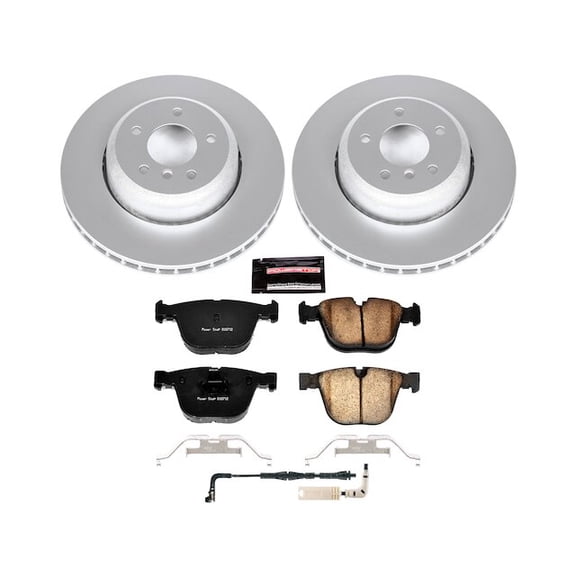 Rear Brake Pad and Rotor Kit - Compatible with 2006 - 2010 BMW 650i 2007 2008 2009