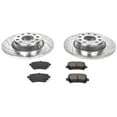 thumbnail image 1 of Rear Brake Pad and Rotor Kit - Compatible with 2006 - 2010 Volkswagen GTI 2007 2008 2009, 1 of 2