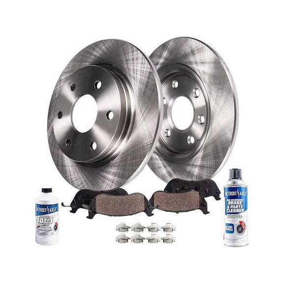 Rear Brake Pad and Rotor Kit - Compatible with 2006 - 2012, 2014 Kia Sedona 2007 2008 2009 2010 2011