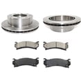 thumbnail image 1 of Rear Brake Pad and Rotor Kit - Compatible with 2007 - 2010 Chevy Silverado 3500 HD 2008 2009, 1 of 2