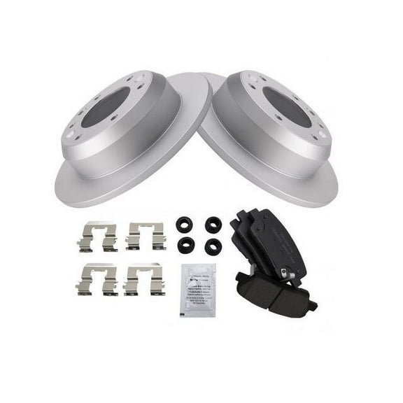 Rear Brake Pad and Rotor Kit - Compatible with 2007 - 2012 Kia Sedona 2008 2009 2010 2011