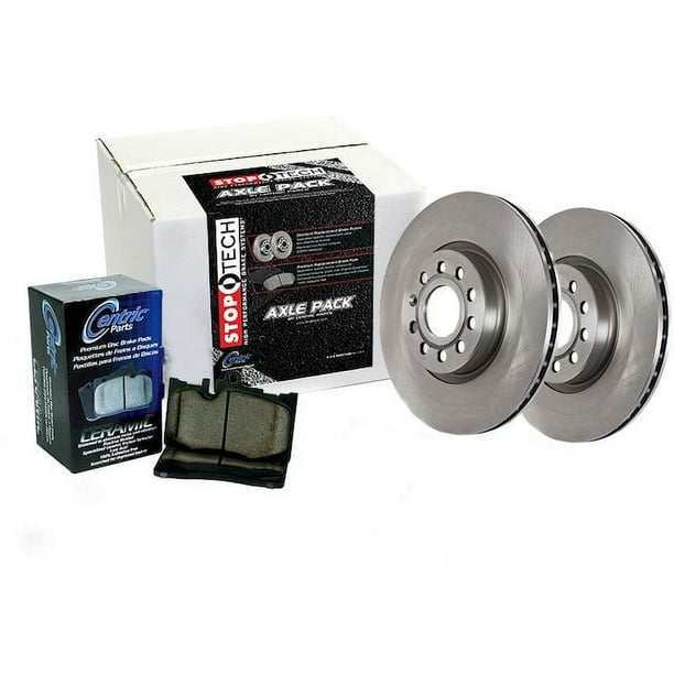 Rear Brake Pad and Rotor Kit - Compatible with 2007 - 2017 GMC Acadia 2008 2009 2010 2011 2012 2013 2014 2015 2016