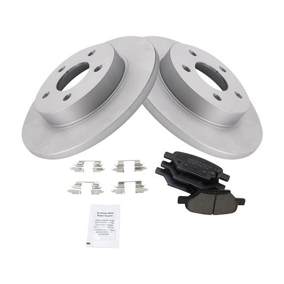 Rear Brake Pad and Rotor Kit - Compatible with 2008 - 2010 Chevy HHR 2009