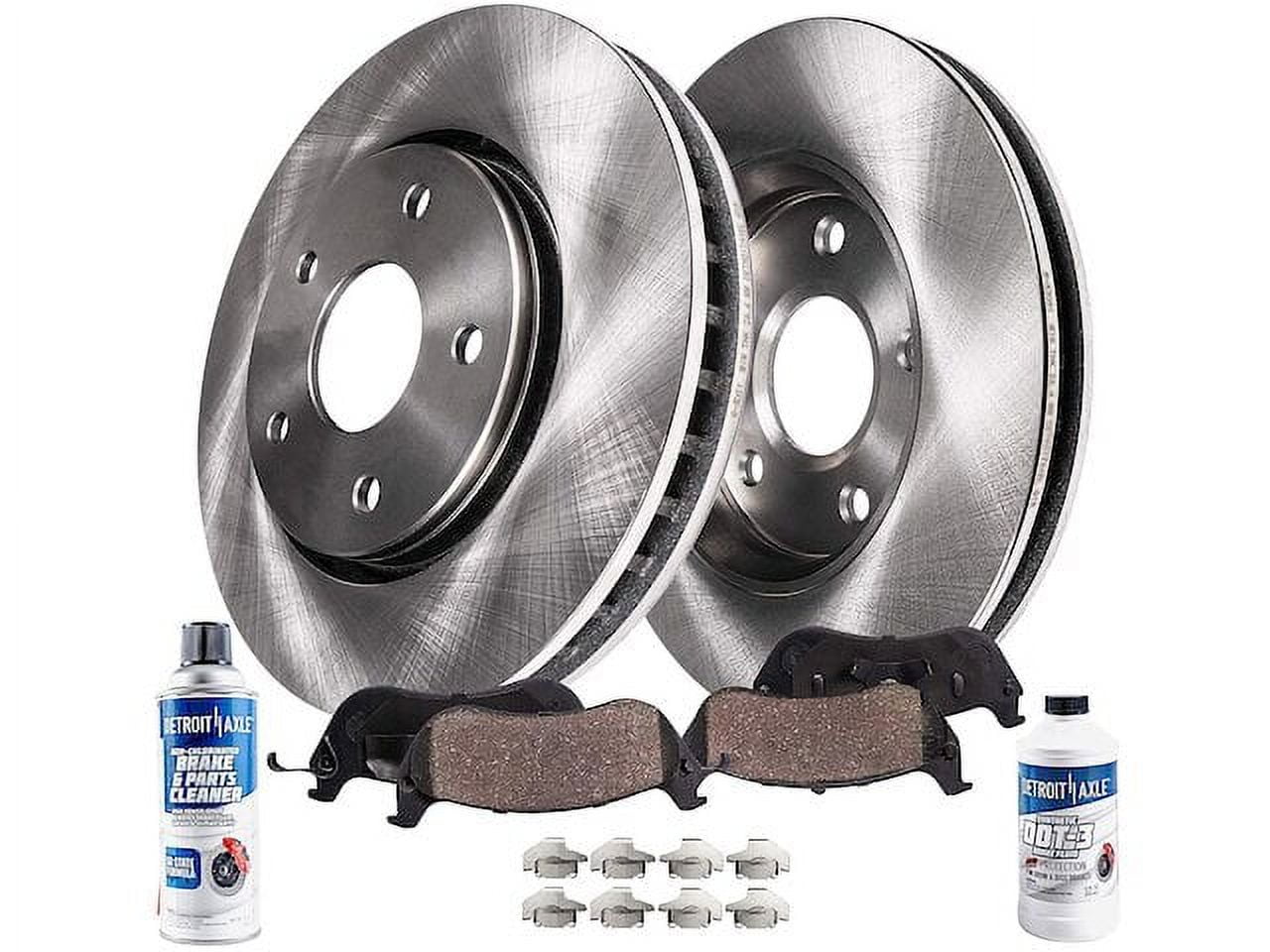 Rear Brake Pad and Rotor Kit - Compatible with 2008 - 2019 Nissan Rogue 2009 2010 2011 2012 2013 2014 2015 2016 2017 2018