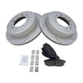 thumbnail image 1 of Rear Brake Pad and Rotor Kit - Compatible with 2008 - 2020 Toyota Sequoia 2009 2010 2011 2012 2013 2014 2015 2016 2017 2018 2019, 1 of 2