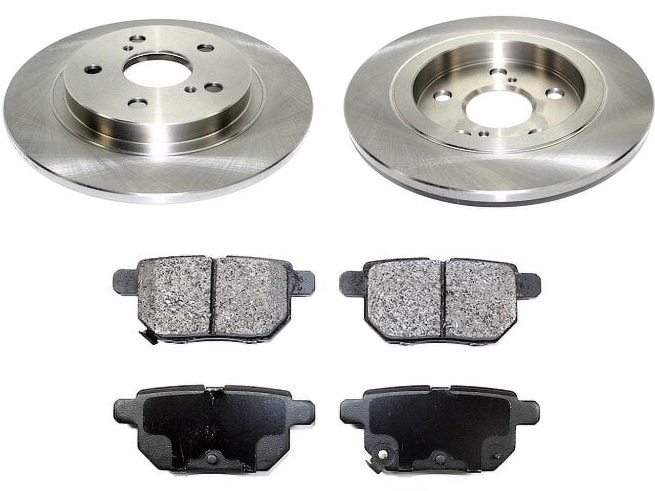 Front & Rear Brake Kit – Cross-Drilled Rotors & Ceramic Pads For