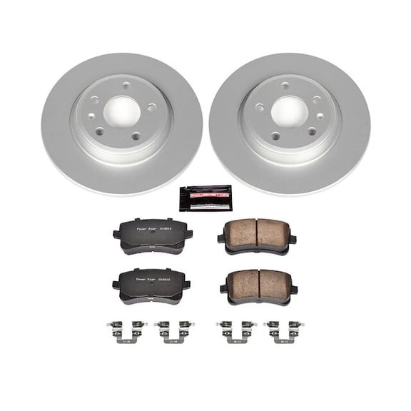 Rear Brake Pad and Rotor Kit - Compatible with 2009 - 2017 Audi Q5 2010 2011 2012 2013 2014 2015 2016