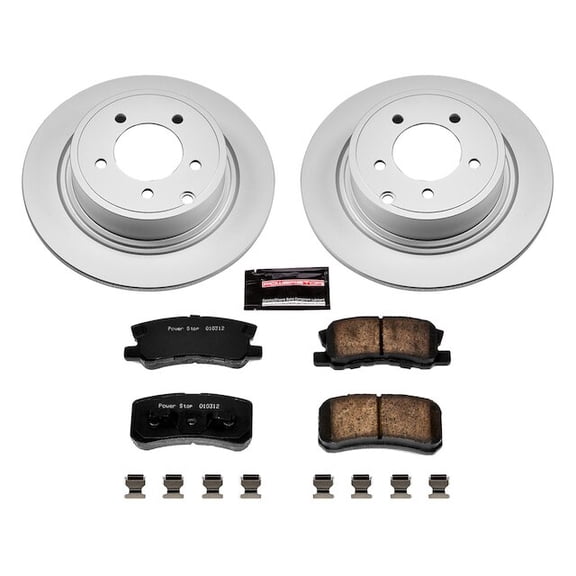 Rear Brake Pad and Rotor Kit - Compatible with 2009 - 2017 Jeep Patriot 2010 2011 2012 2013 2014 2015 2016