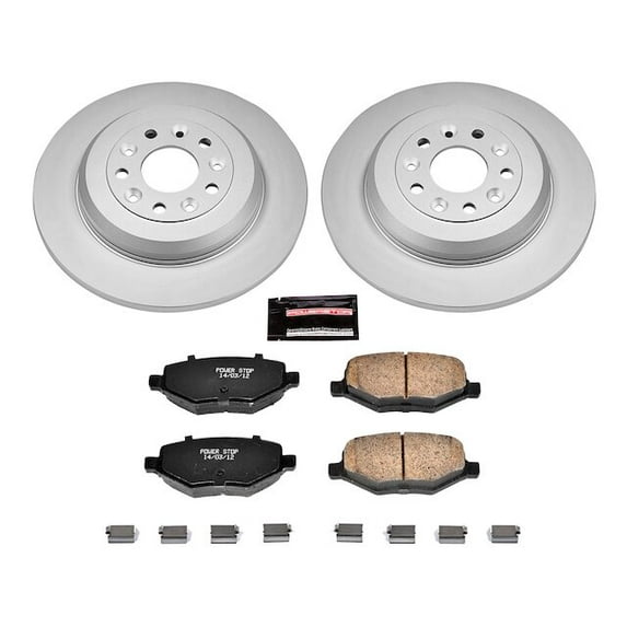 Rear Brake Pad and Rotor Kit - Compatible with 2009 - 2019 Ford Flex 2010 2011 2012 2013 2014 2015 2016 2017 2018