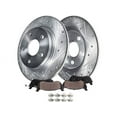 thumbnail image 1 of Rear Brake Pad and Rotor Kit - Compatible with 2010 - 2017 Ford Taurus 2011 2012 2013 2014 2015 2016, 1 of 2