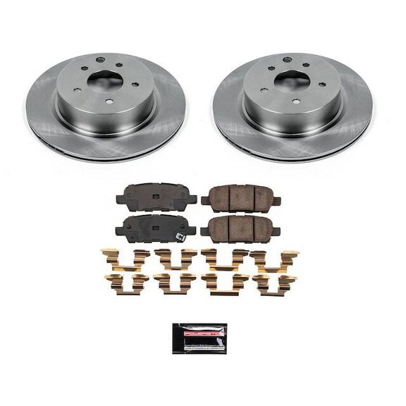Rear Brake Pad and Rotor Kit - Compatible with 2010 INFINITI M35