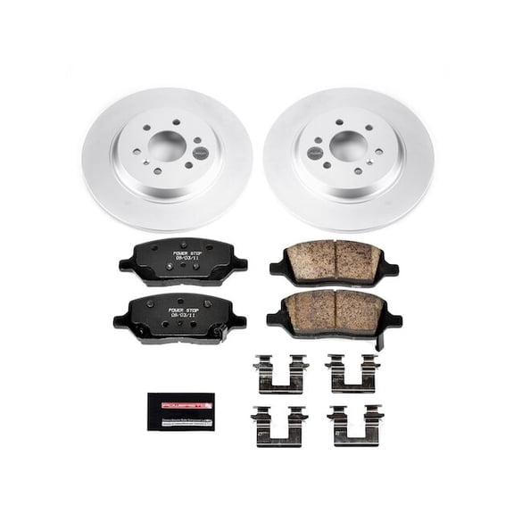 Rear Brake Pad and Rotor Kit - Compatible with 2011 - 2012 VPG MV-1