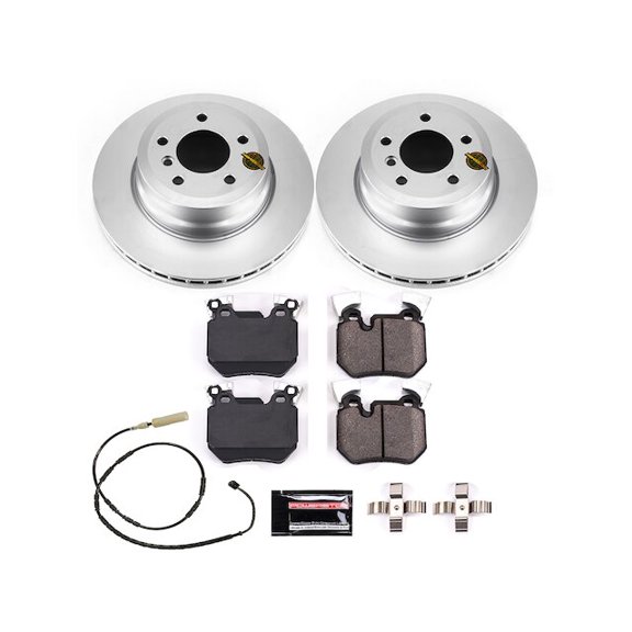 Rear Brake Pad and Rotor Kit - Compatible with 2011 - 2013 BMW 135i 2012