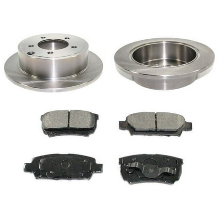 Rear Brake Pad and Rotor Kit - Compatible with 2011 - 2014 Chrysler 200 2012 2013