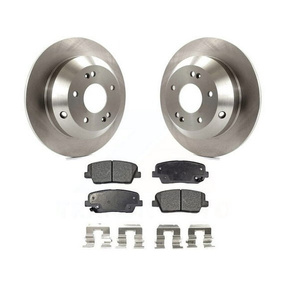 Rear Brake Pad and Rotor Kit - Compatible with 2011 - 2014 Kia Sorento - HQ Brakes