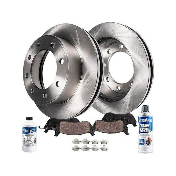Rear Brake Pad and Rotor Kit - Compatible with 2011 - 2019 GMC Sierra 2500 HD 2012 2013 2014 2015 2016 2017 2018