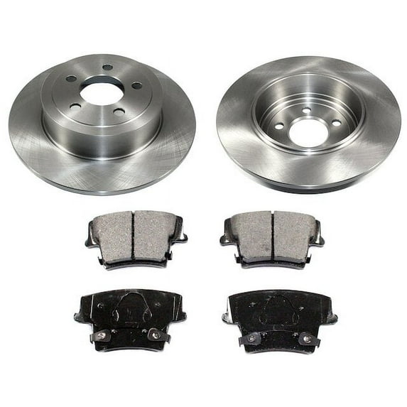 Rear Brake Pad and Rotor Kit - Compatible with 2011 - 2020 Dodge Charger 3.6L V6 2012 2013 2014 2015 2016 2017 2018 2019