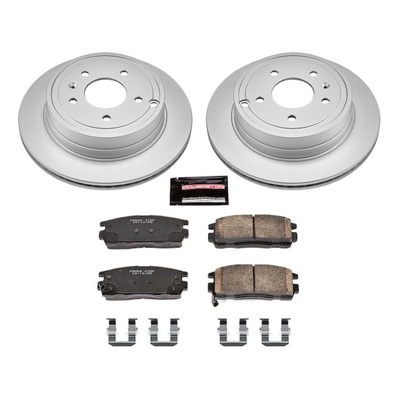 Rear Brake Pad and Rotor Kit - Compatible with 2012 - 2015 Chevy Captiva Sport 2013 2014