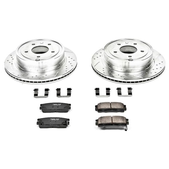 Rear Brake Pad and Rotor Kit - Compatible with 2012 - 2015 Chevy Captiva Sport 2013 2014