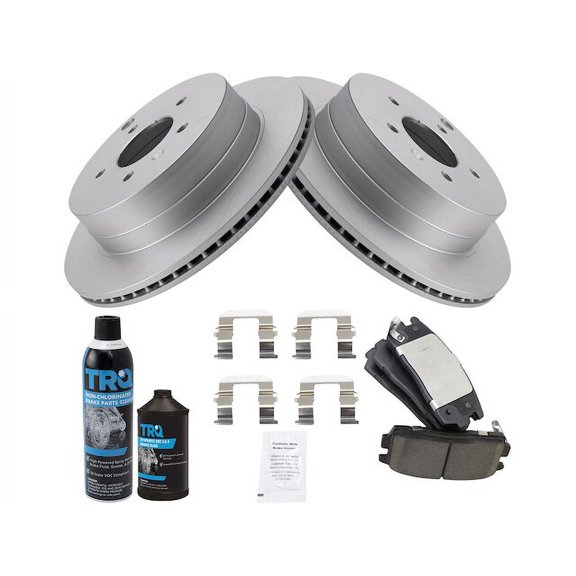 Rear Brake Pad and Rotor Kit - Compatible with 2012 - 2015 Chevy Captiva Sport 2013 2014